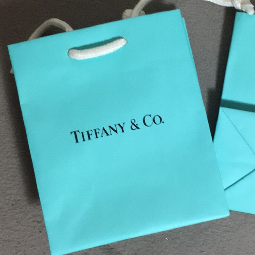 Set of 6 Tiffany & co empty shopping bags (Small)